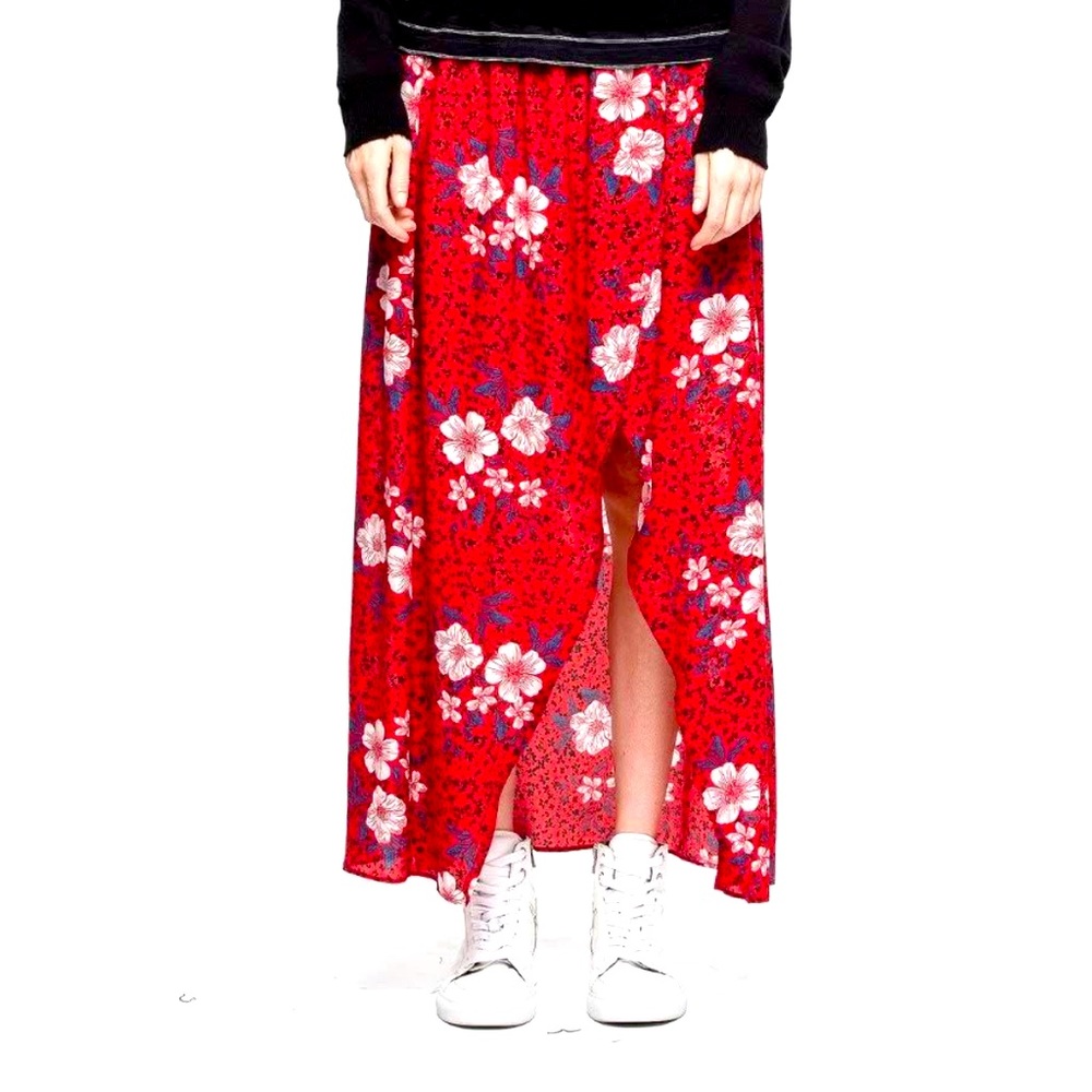 Zadig & Voltaire Floral Maxi Skirt w/slit